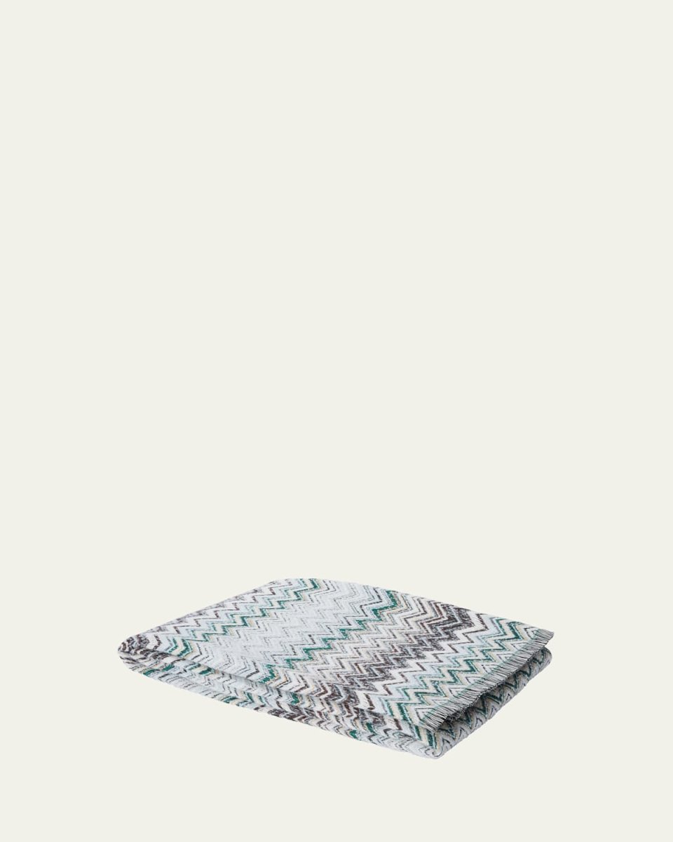 Forest Chevron Throw
